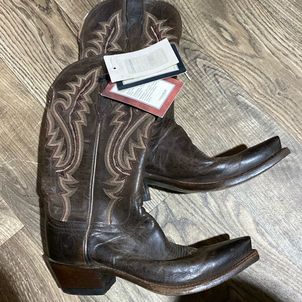 Brand new 6.5 Lucchese cowboy boots. Been in storage.